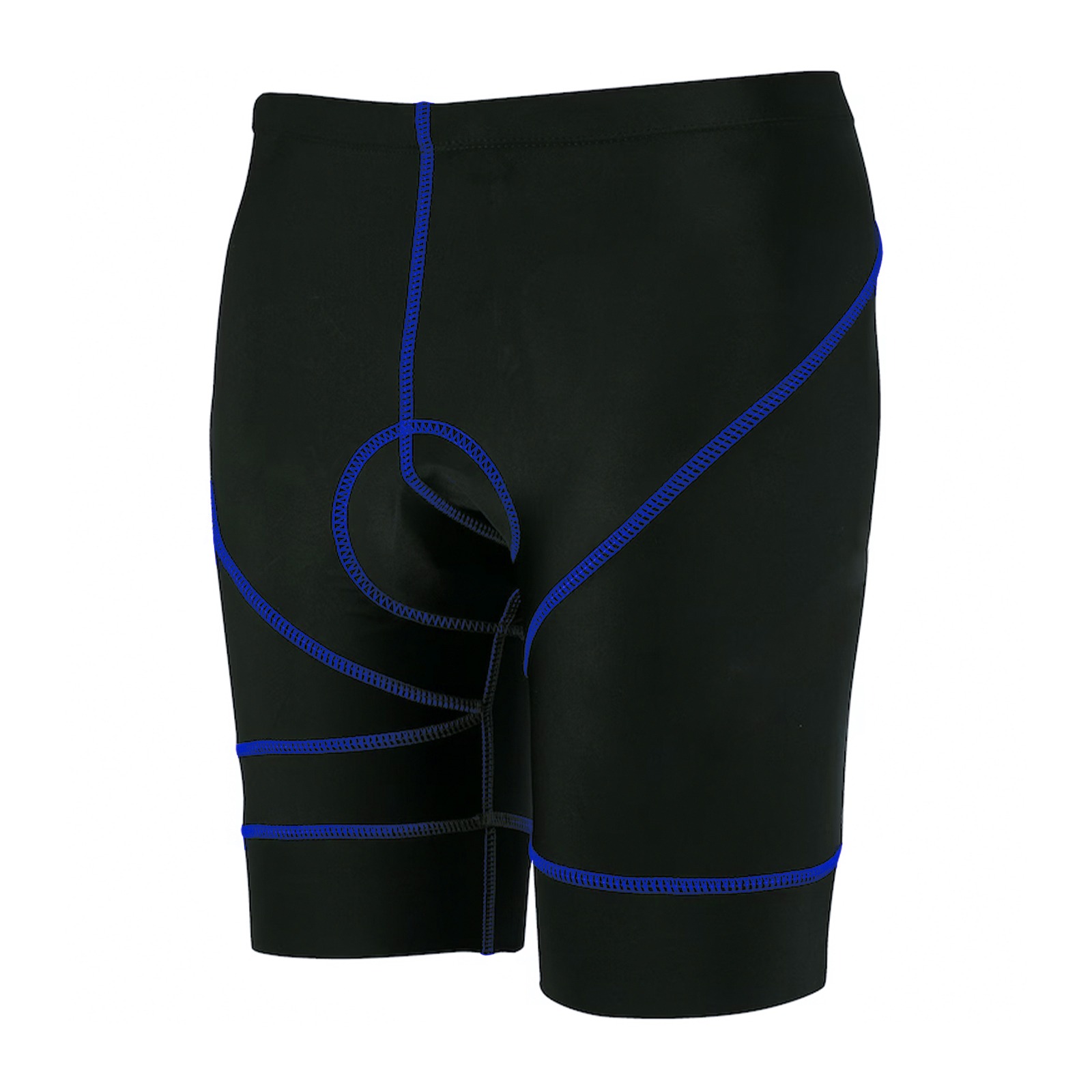 BERMUDA MASCULINA BLACK CAT PRETA COSTURA...