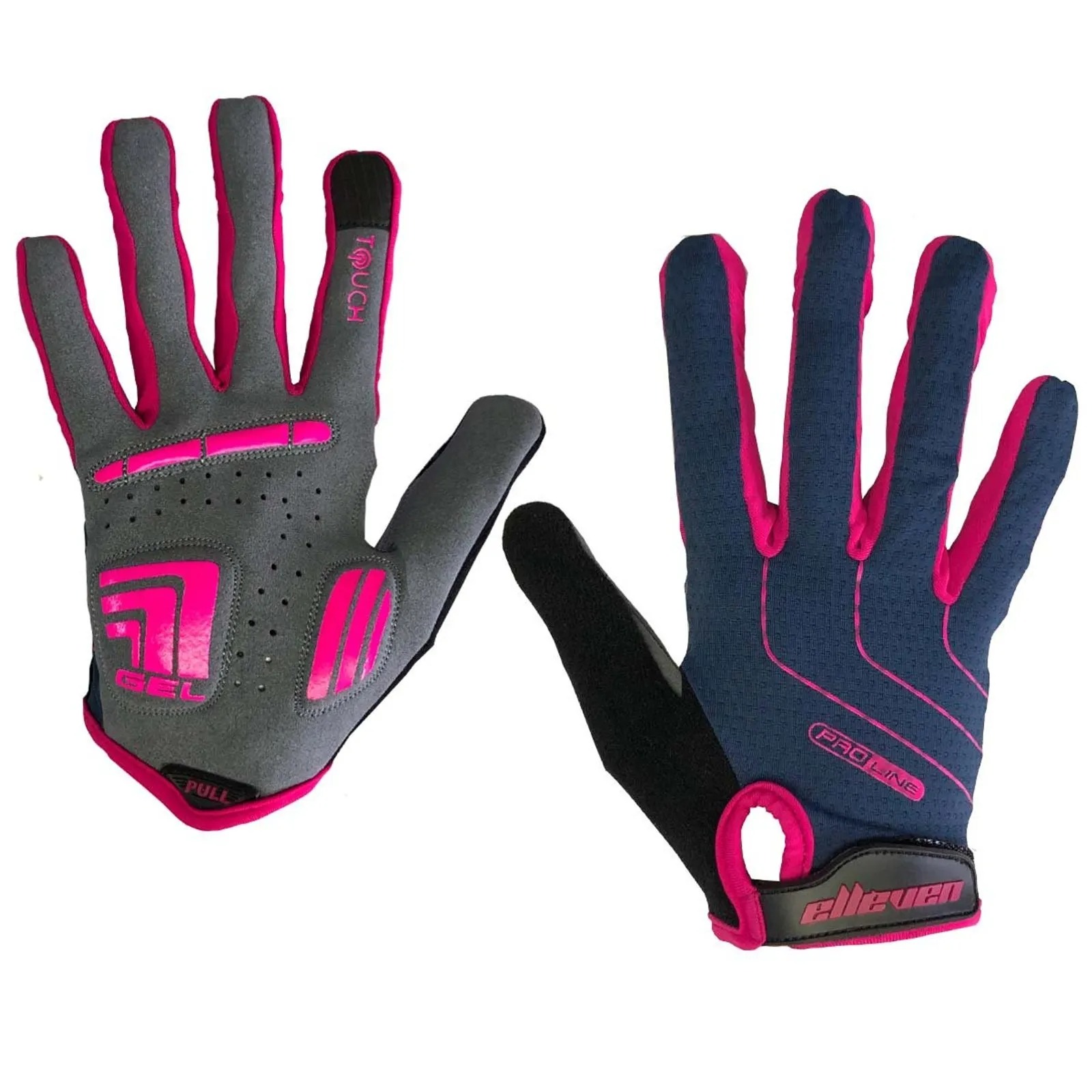 LUVAS ELLEVEN PRO C/D AZUL/ROSA T:P