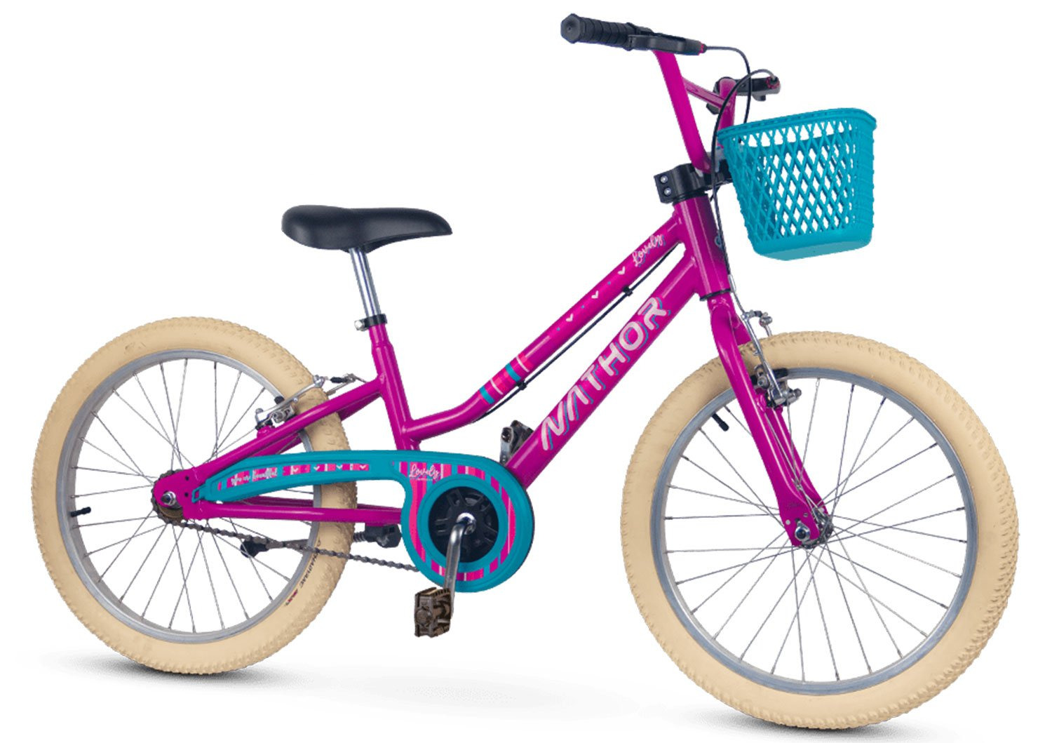BICICLETA NATHOR LOVELY ARO 20 ROSA