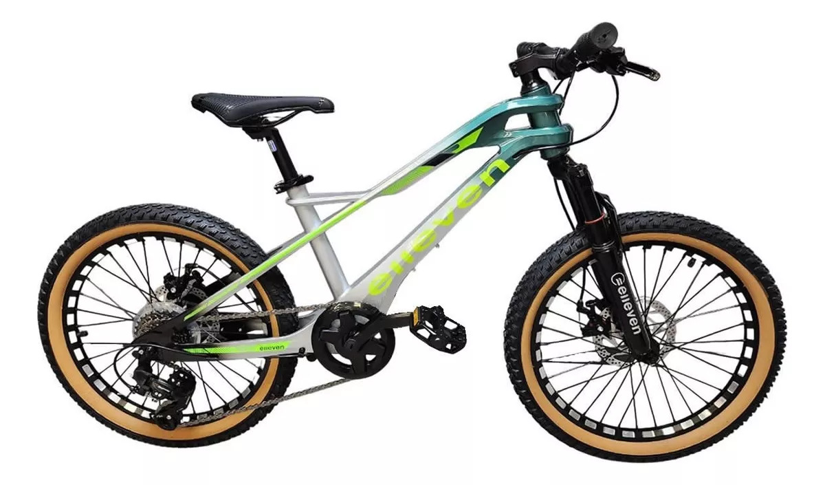 BICICLETA ELLEVEN FM BMX ARO 20 VERDE/CIN...