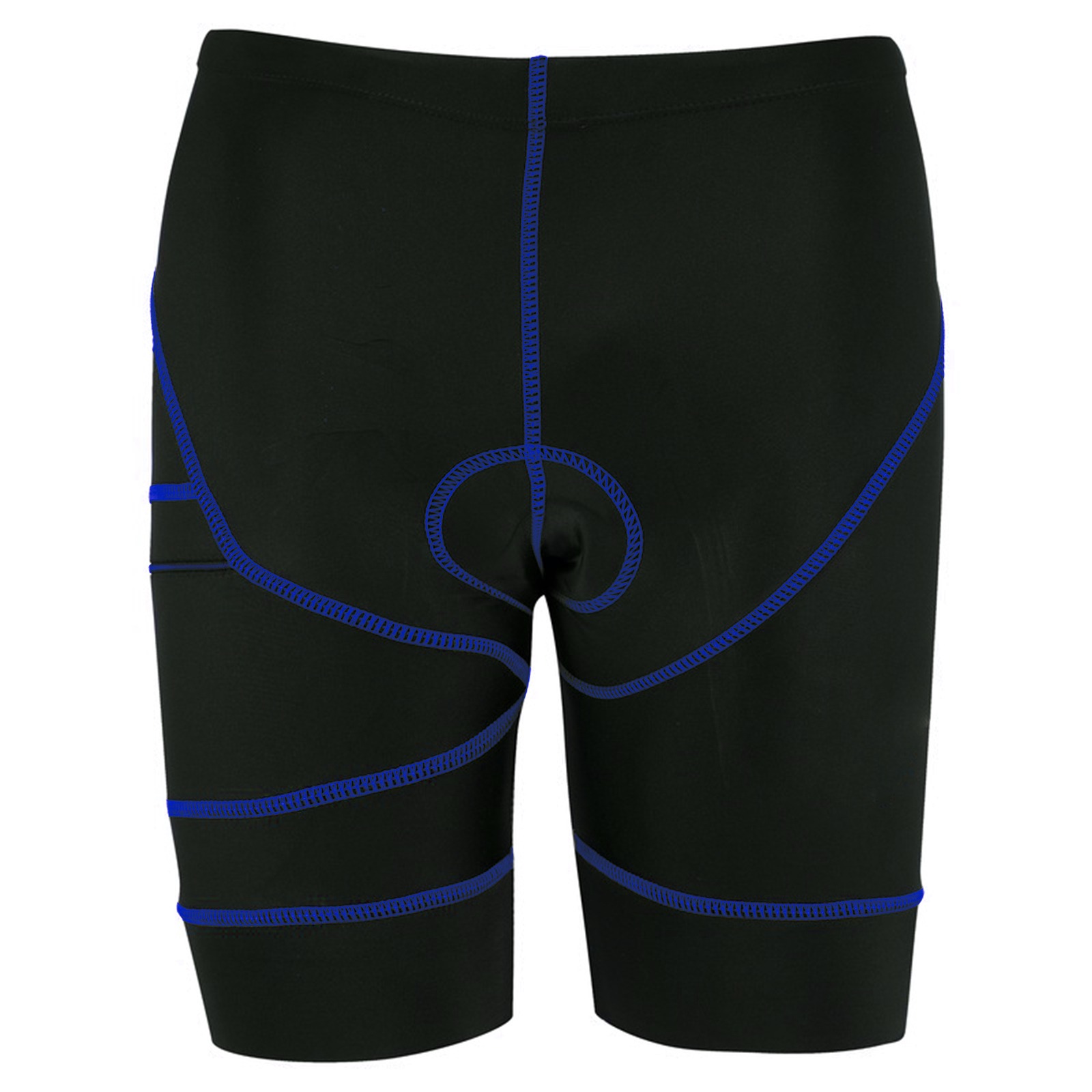 BERMUDA MASCULINA BLACK CAT PRETA COSTURA...