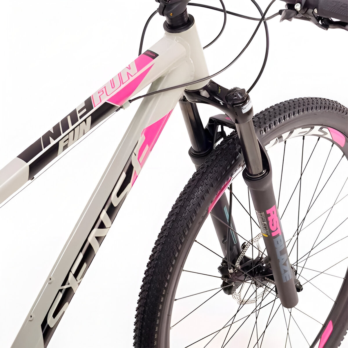 BICICLETA SENSE FUN COMP GRAFITE/ ROSA T:M