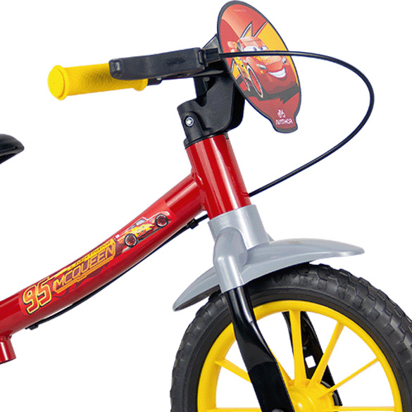 BICICLETA BALANCE NATHOR CARROS 16 VERMEL...