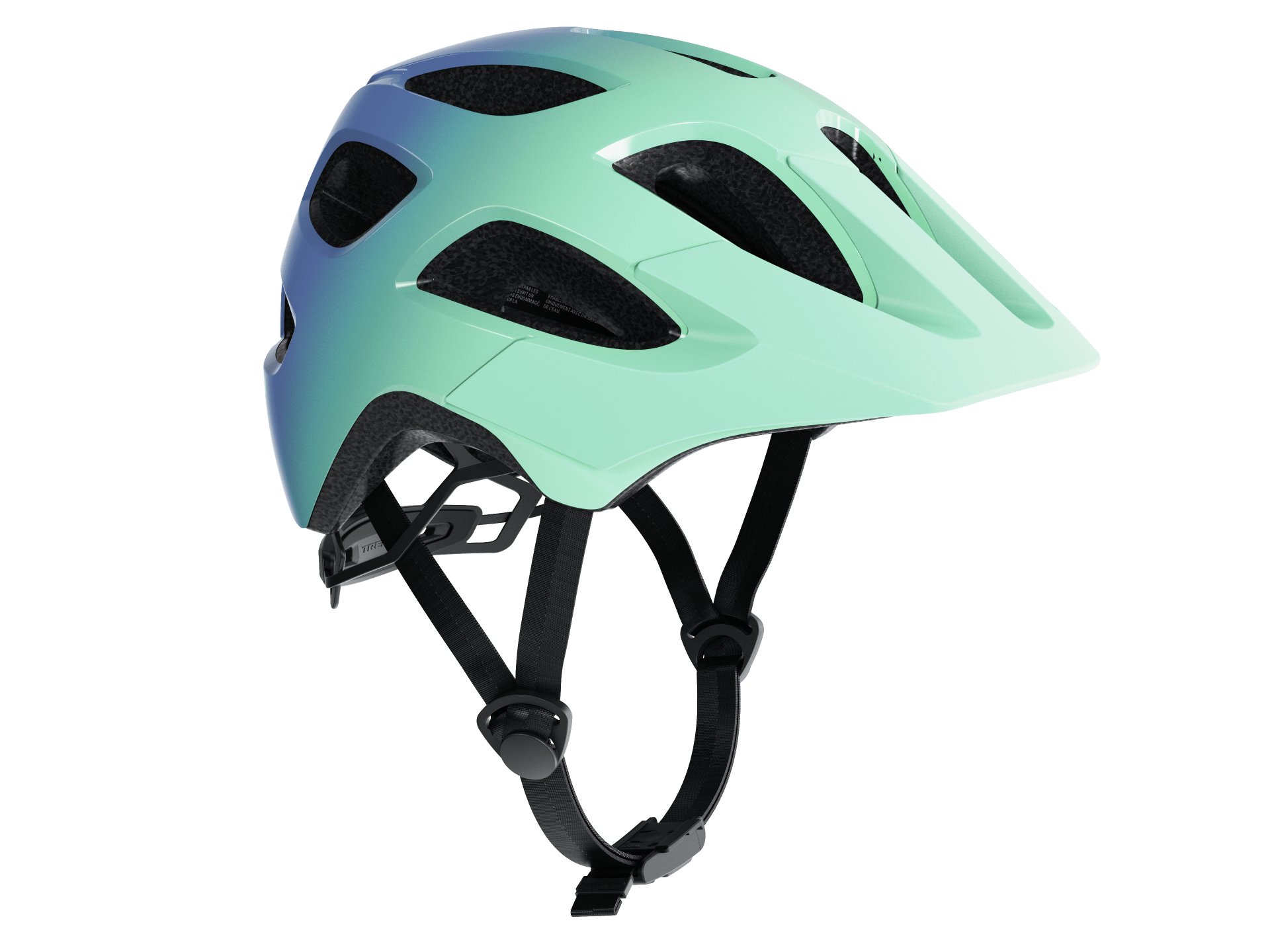 CAPACETE INFANTIL TREK TYRO VERDE/AZUL T:U