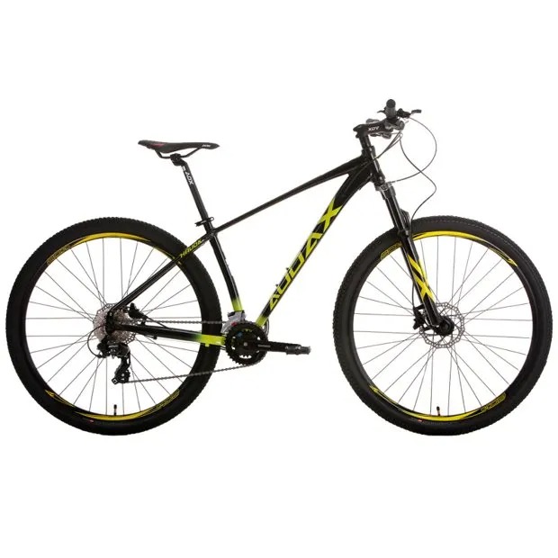 BICICLETA AUDAX HAVOK TX PRETO/AMARELO T:M