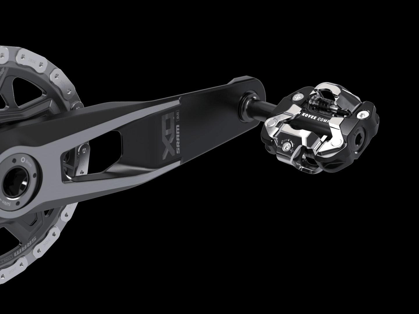 PEDAL TREK KOVEE COMP 9/16 PRETO