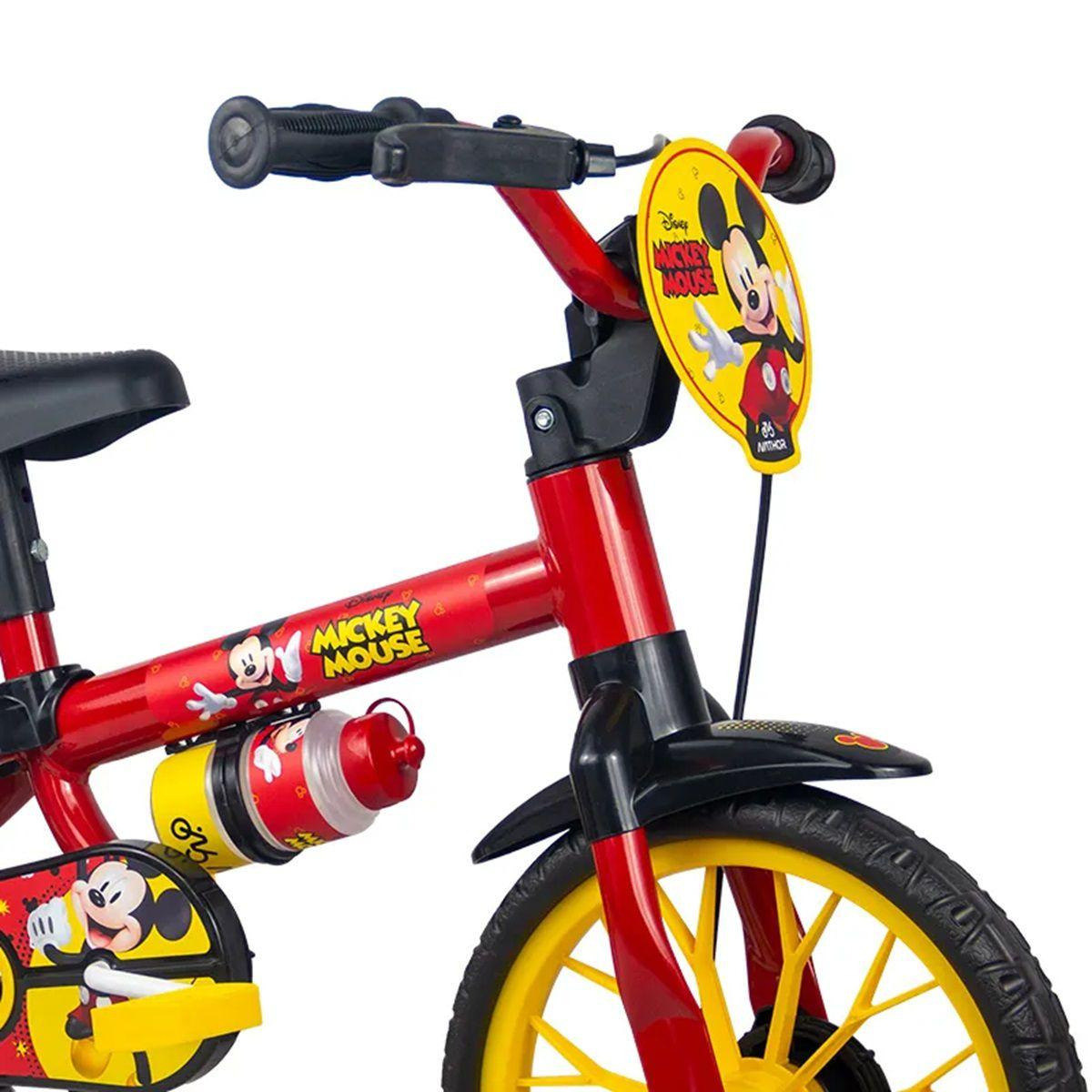 BICICLETA NATHOR MICKEY ARO 12 VERMELHO/A...