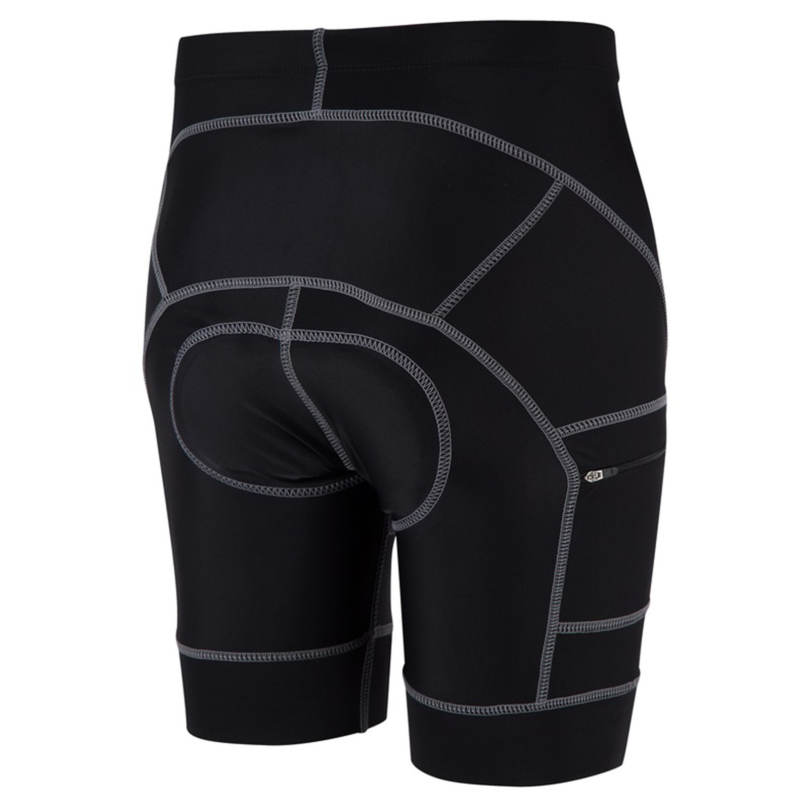 BERMUDA MASCULINA BLACK CAT PRETO COSTURA...