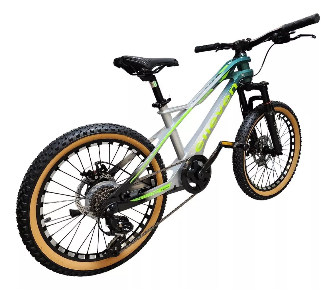 BICICLETA ELLEVEN FM BMX ARO 20 VERDE/CIN...
