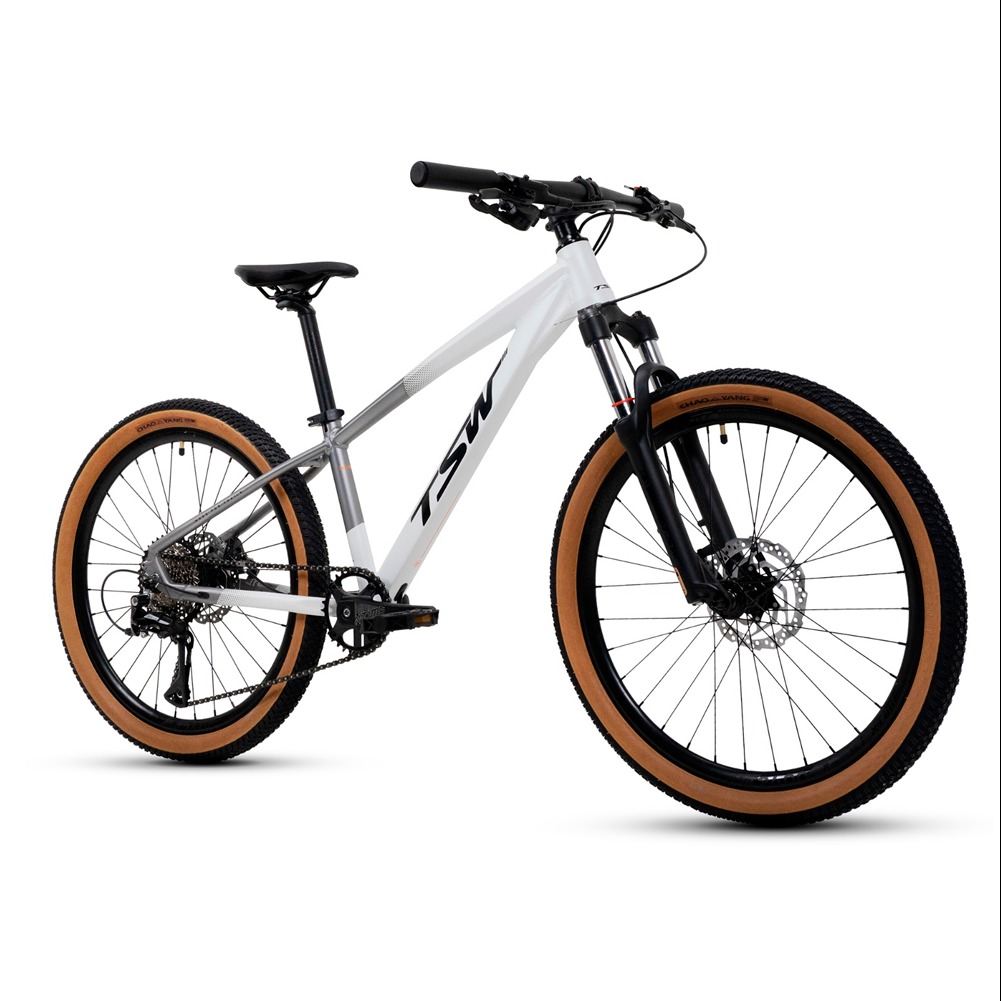 BICICLETA TSW HUNCH ACERA BRANCO/CINZA AR...