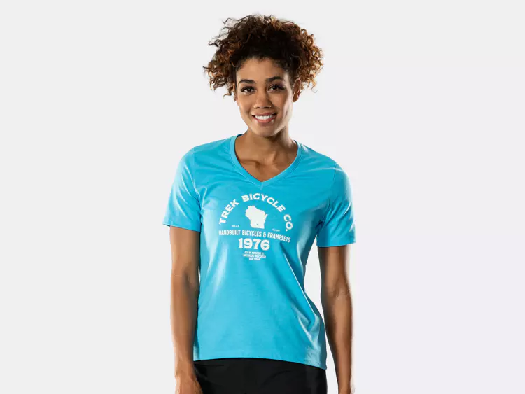 CAMISETA M/C FEMININA BONTRAGER AZUL CLAR...