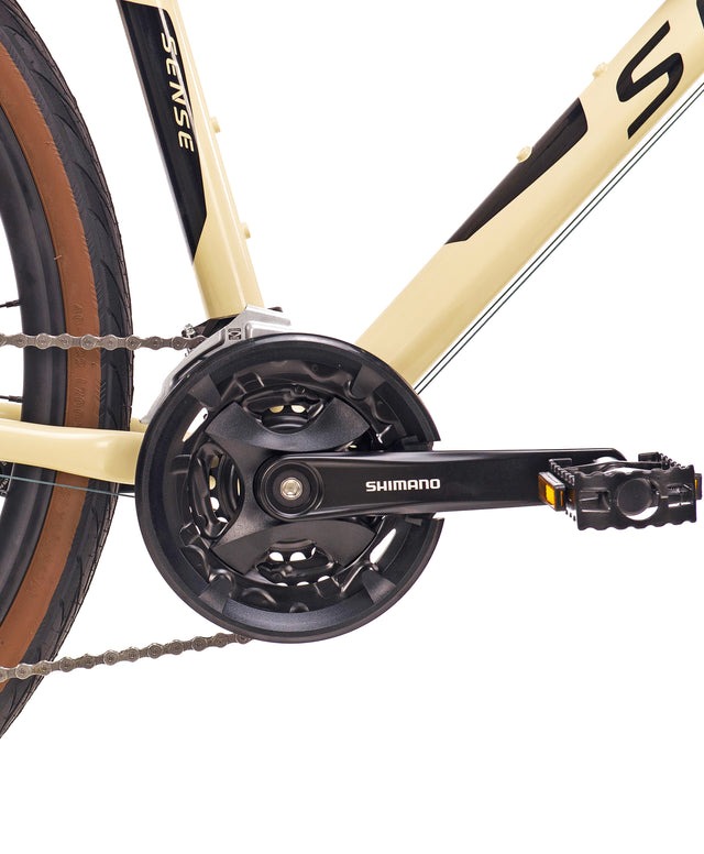 BICICLETA SENSE ACTIV CREME/PRETO T:M