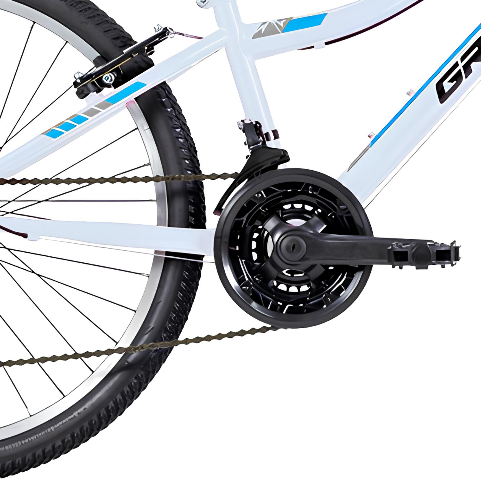 BICICLETA GROOVE INDIE ARO 24 AZUL/BRANCO...