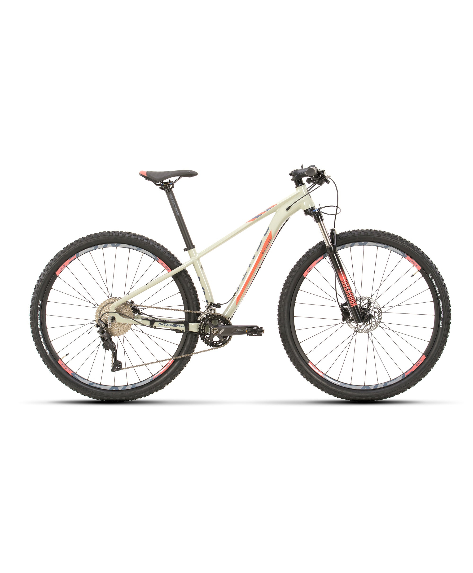 BICICLETA SENSE INTENSA EVO CINZA/LARANJA