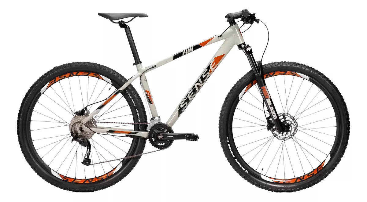 BICICLETA SENSE FUN EVO GRAFITE/LARANJA