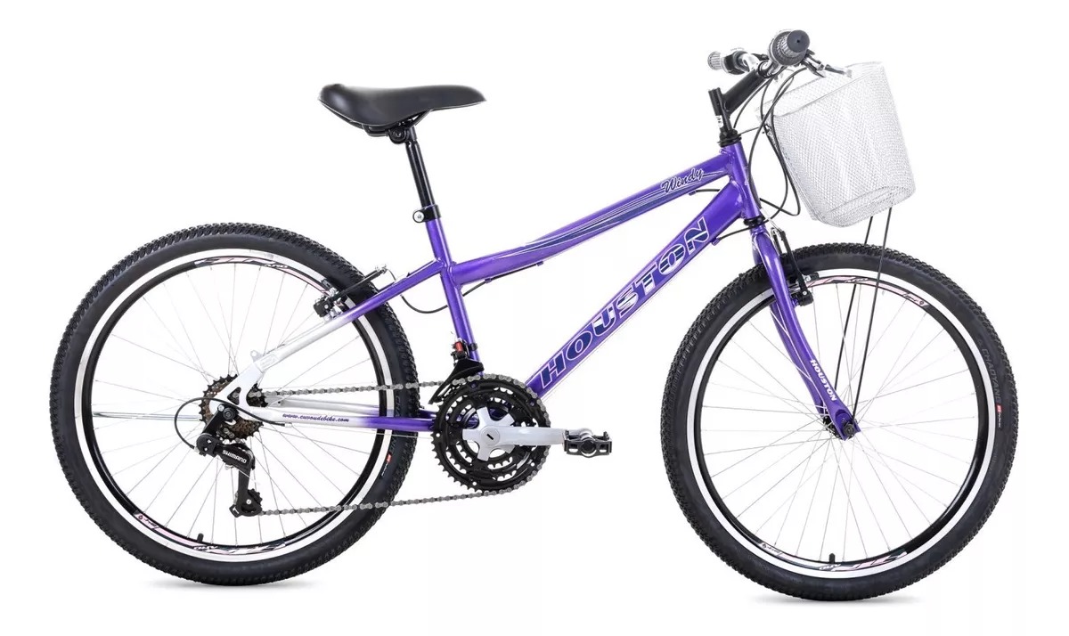 BICICLETA HOUSTON WINDY 24 ROXA/PRATA