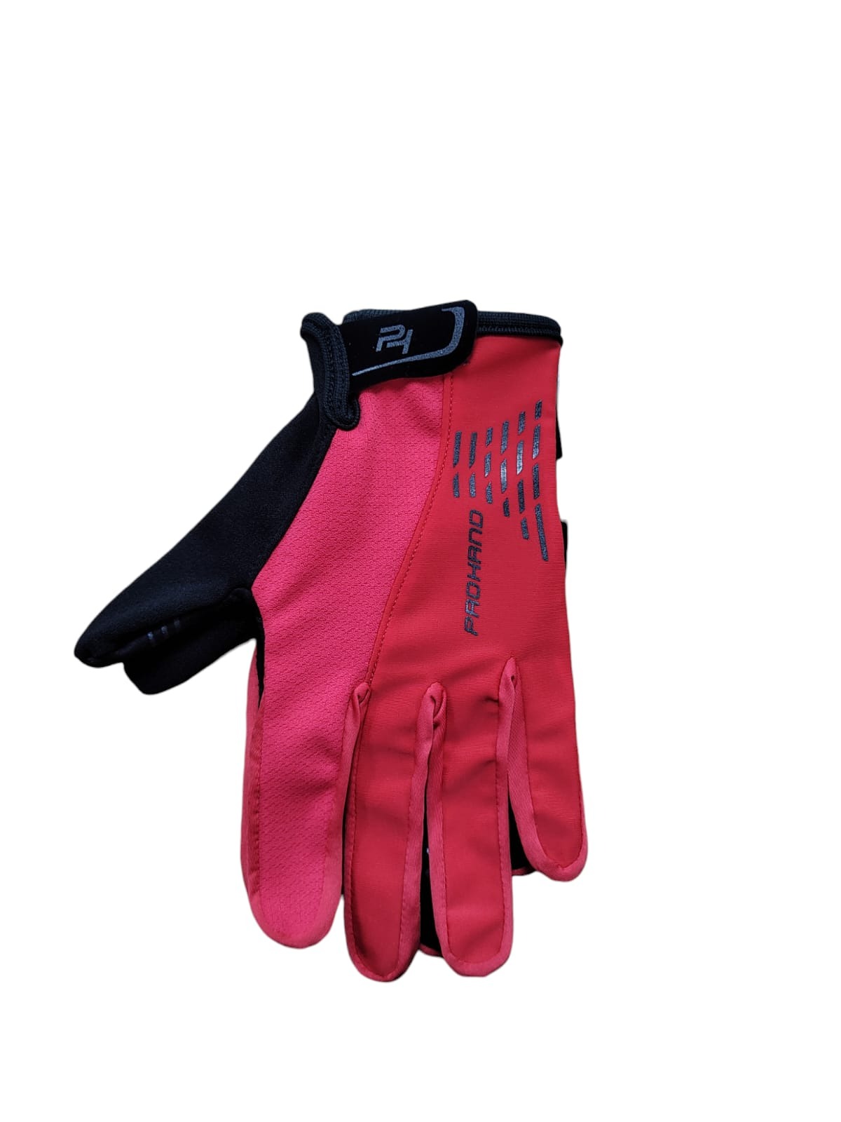 LUVAS PRO HAND GEL DEDO LONGO PRETO/VERME...