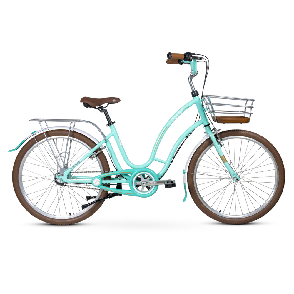 BICICLETA NATHOR ANTONELLA VERDE/AQUA T:26