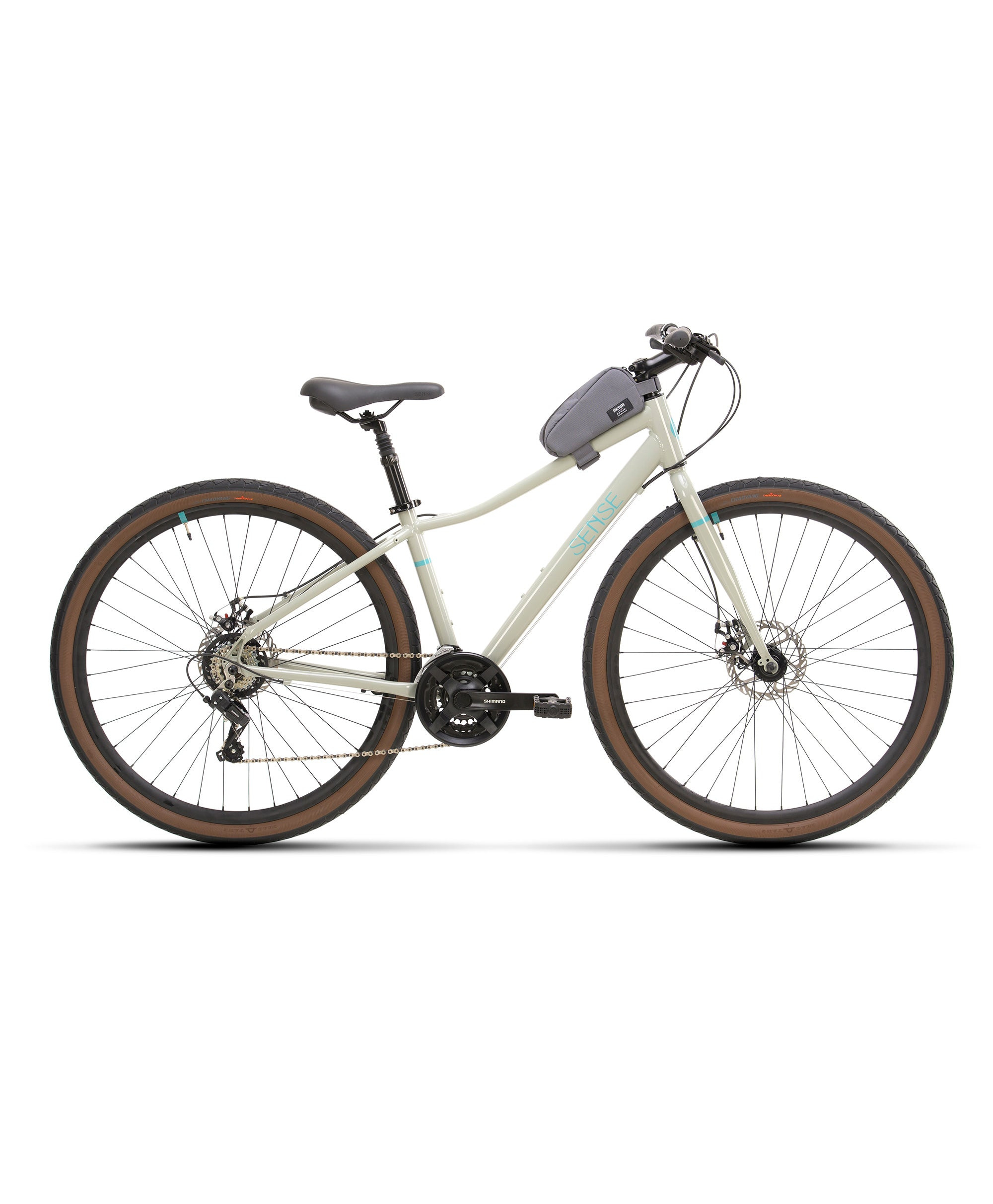 BICICLETA SENSE MOVE FITNESS CINZA/AQUA T:P