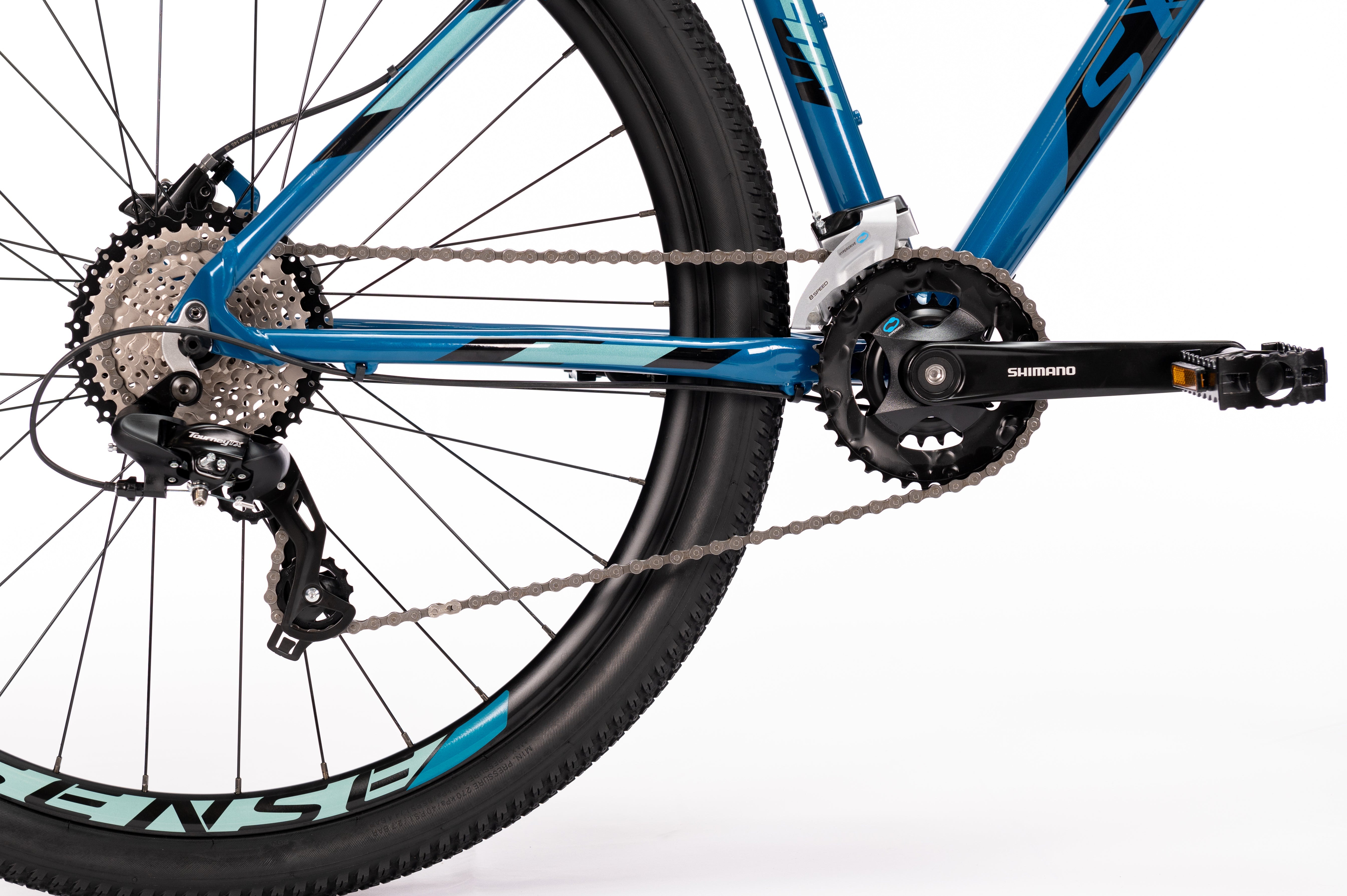 BICICLETA SENSE FUN COMP AQUA/PRETO T:P
