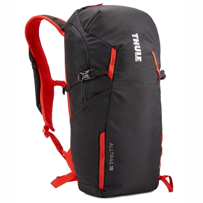 MOCHILA THULE ALLTRAIL 15L PRETO/VERMELHO