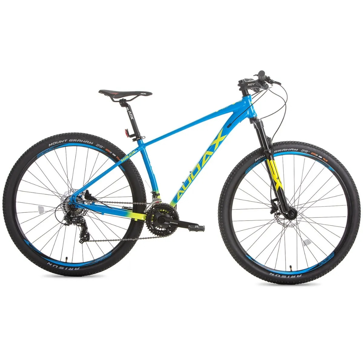 BICICLETA AUDAX HAVOK SX AZUL/AMARELO TAM:P