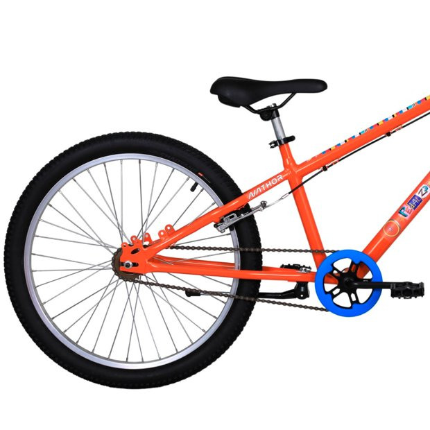 BICICLETA NATHOR MUQUE 24 LARANJA/AZUL T:U