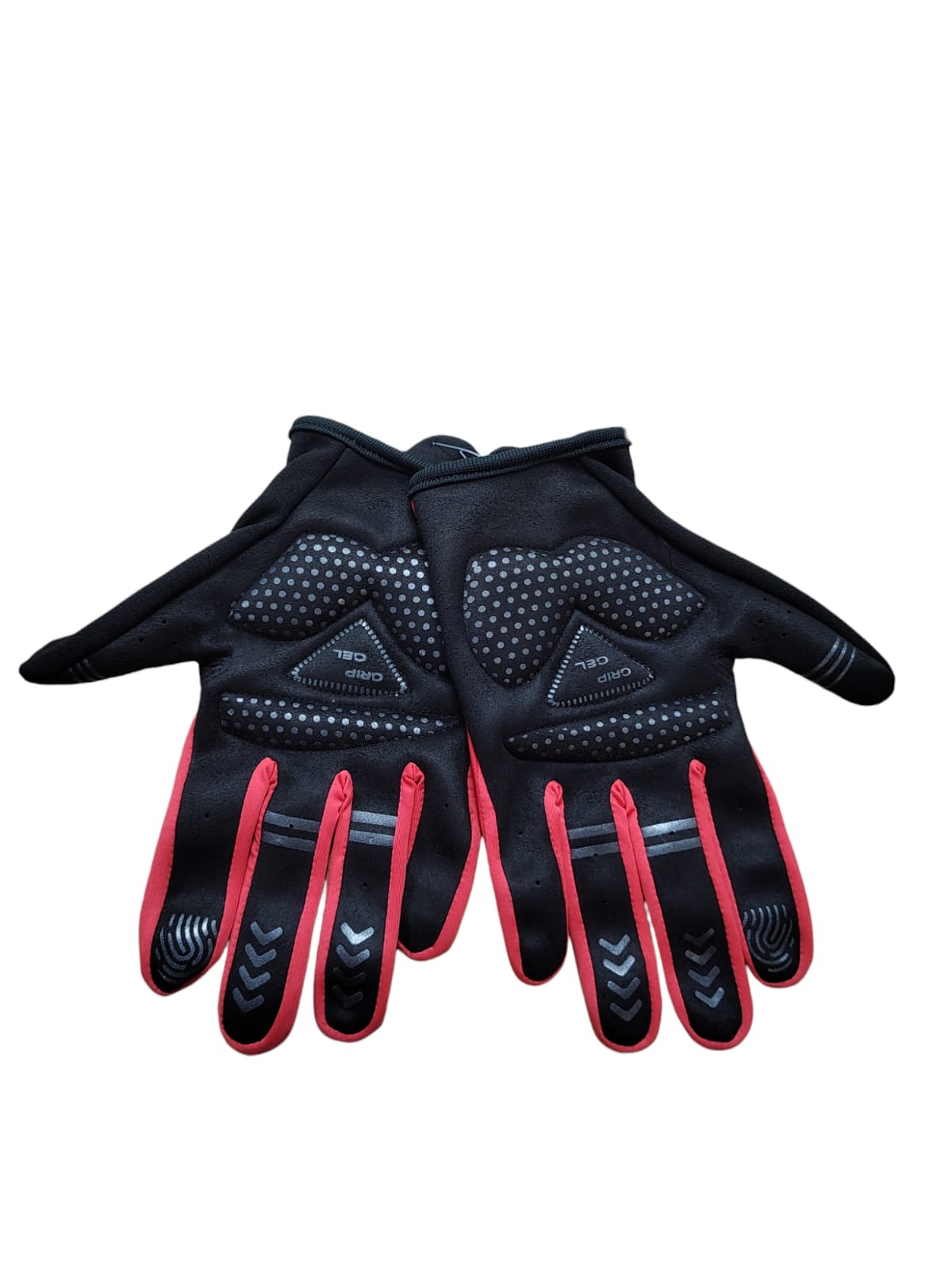 LUVAS PRO HAND GEL DEDO LONGO PRETO/VERME...