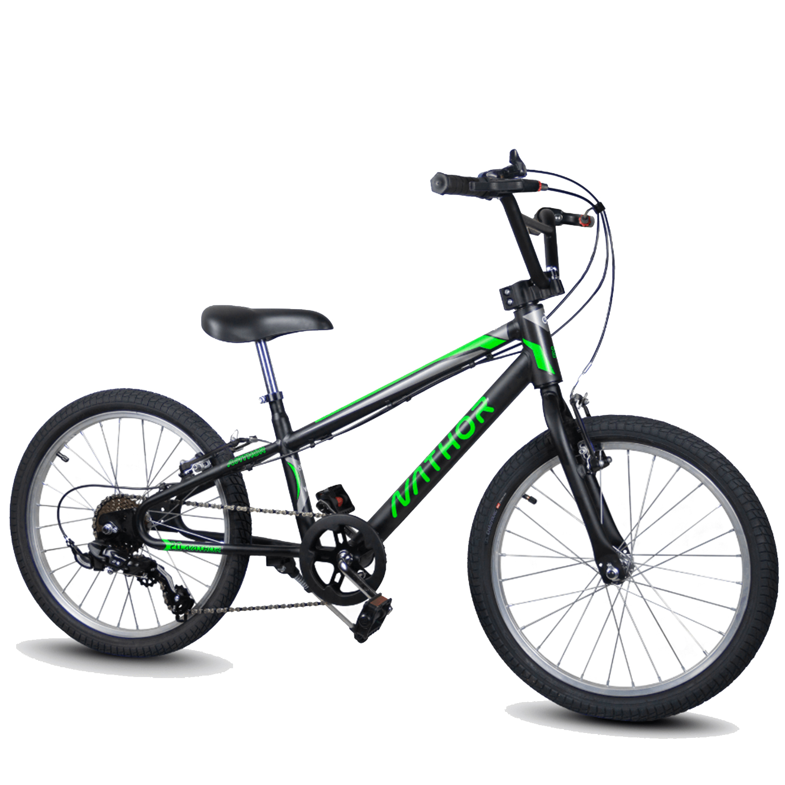 BICICLETA NATHOR BLADE PRETO/VERDE T:U