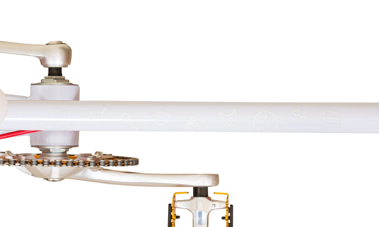 BICICLETA CALOI CROSS EXT LIGHT BRANCO/VE...