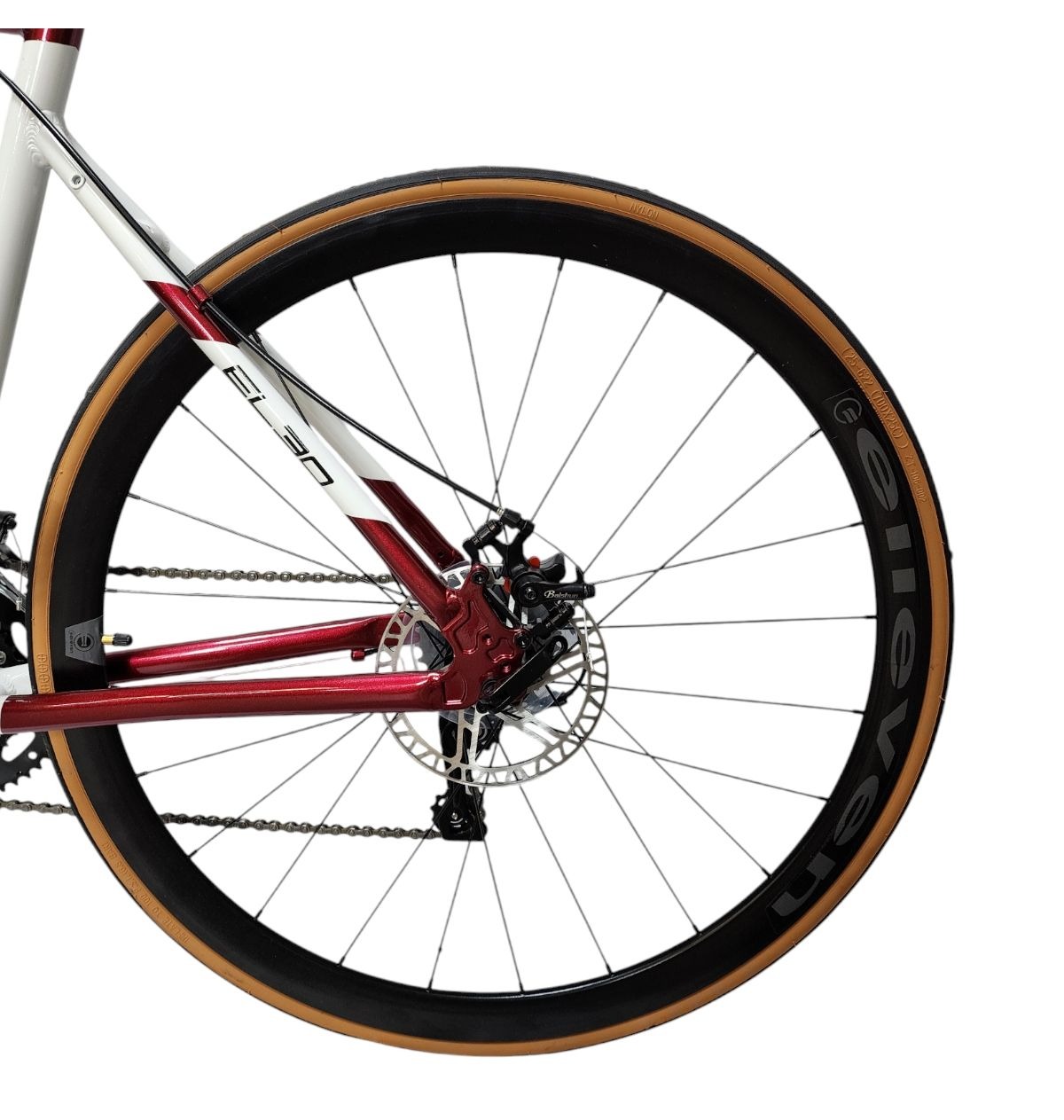 BICICLETA ELLEVEN SPEED 700 VERMELHO/BRAN...