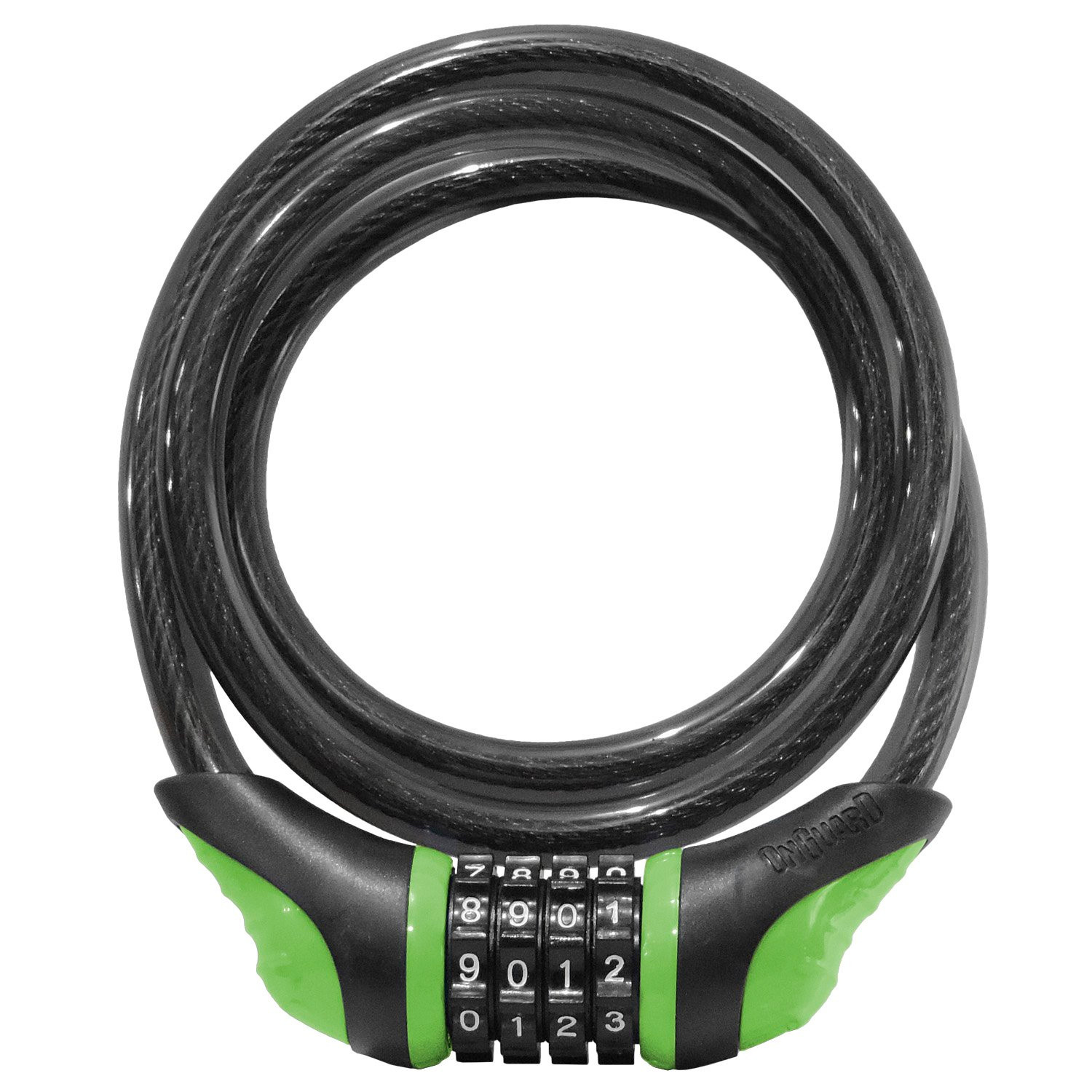 CADEADO ONGUARD NEON 8169 PRETO/VERDE