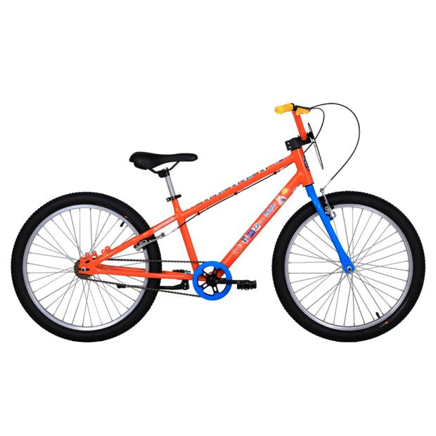 BICICLETA NATHOR MUQUE 24 LARANJA/AZUL T:U