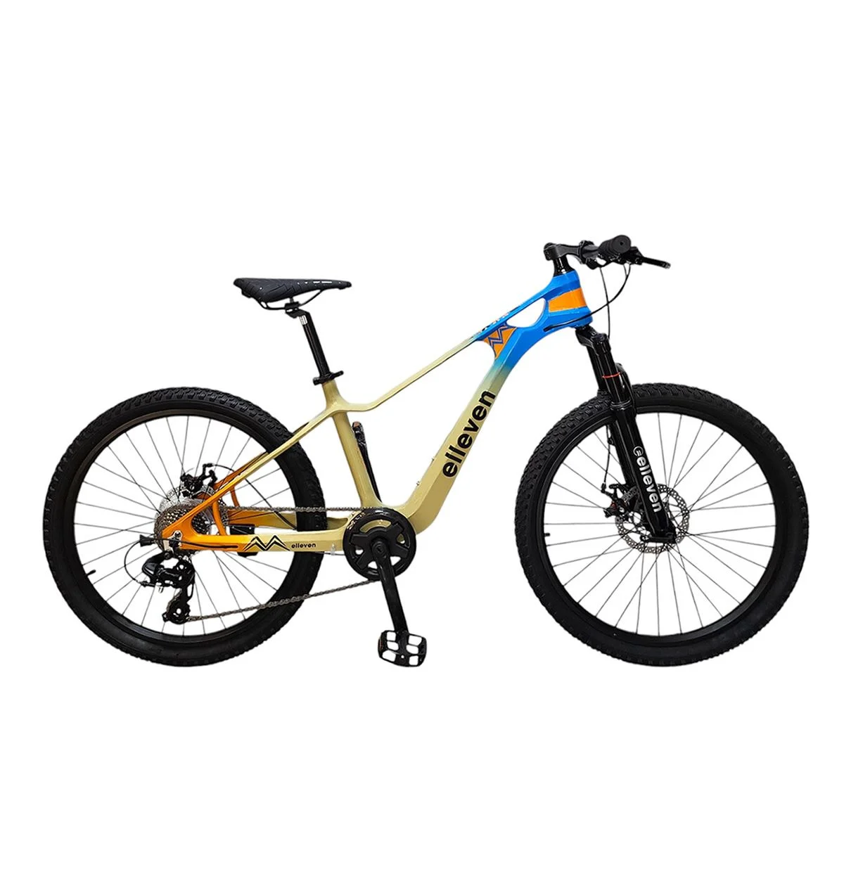 BICICLETA ELLEVEN ARO 24 1X8 MAGNÉSIO LAR...