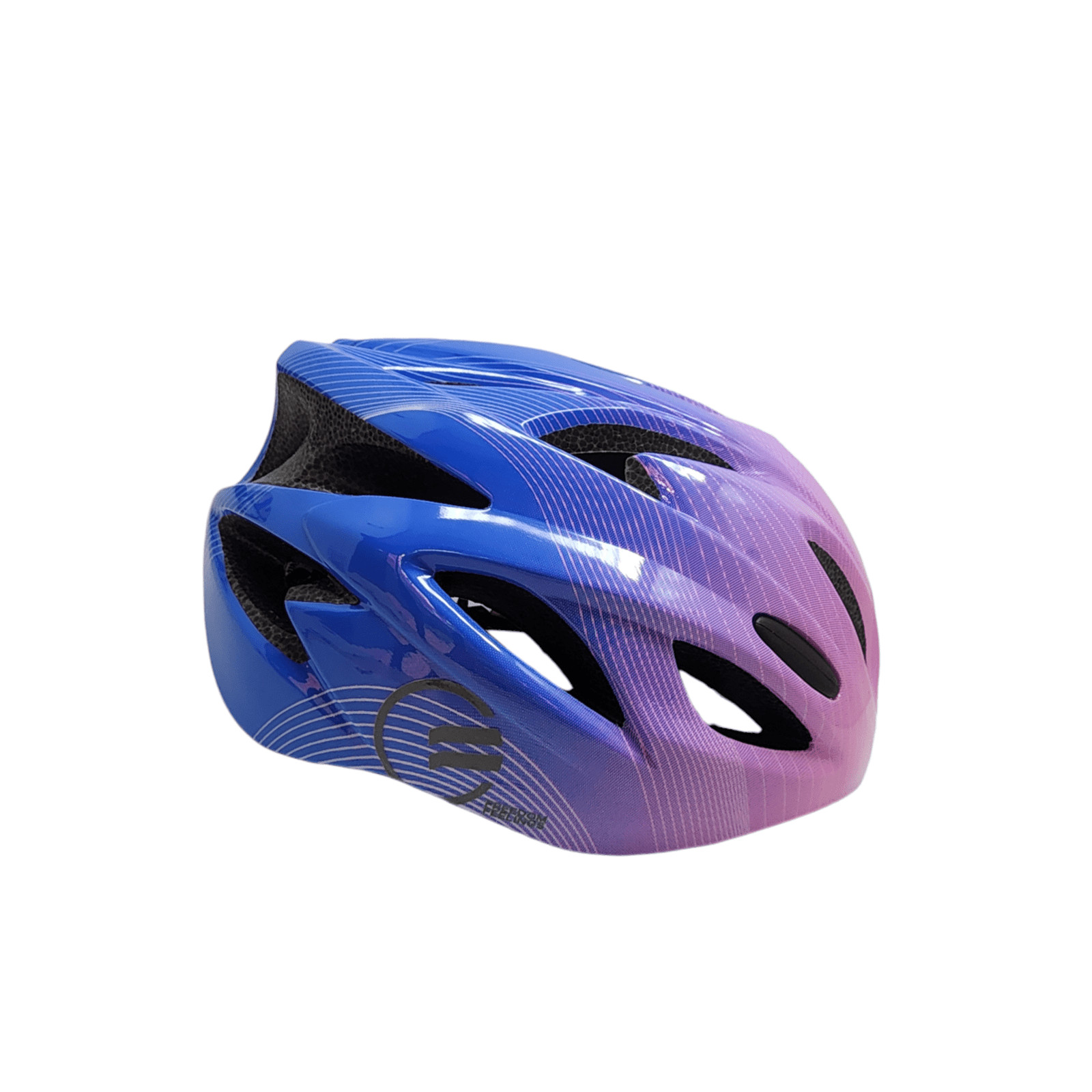 CAPACETE ELLEVEN KIDS INMOLD ROXO/AZUL