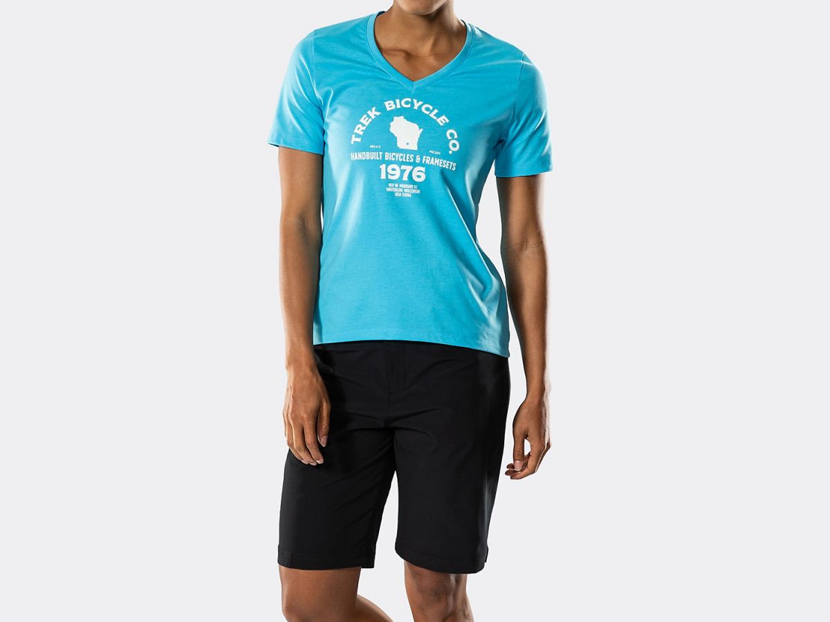 CAMISETA FEM BONTRAGER M/C EVOKE MOUN AZU...