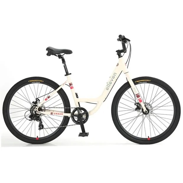 BICICLETA ELLEVEN BREEZY A27 CREME/VERMEL...