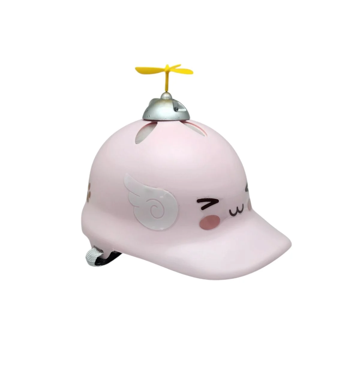 CAPACETE CHAPEUZINHO INFANTIL ROSA CLARO