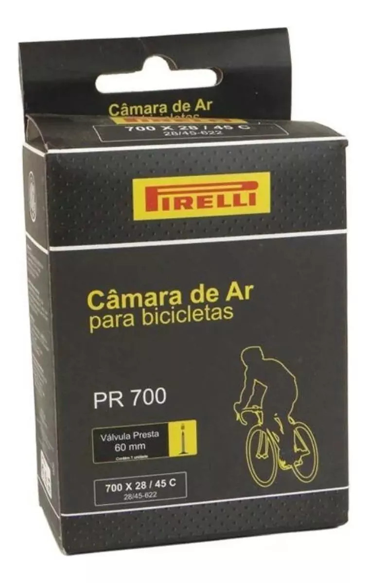 CAMARA PIRELLI V/PRESTA 700X28/45C 60MM