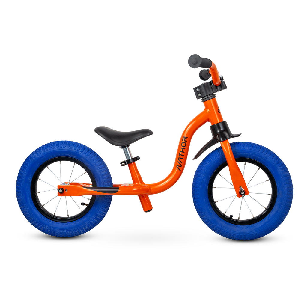 BICICLETA BALANCE NATHOR RAIADA 02 LARANJA