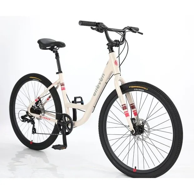BICICLETA ELLEVEN BREEZY A27 CREME/VERMEL...