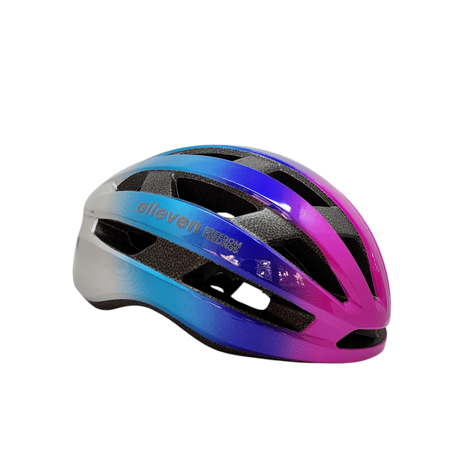 CAPACETE ELLEVEN MTB INMOLD ROSA/AZUL/CINZA
