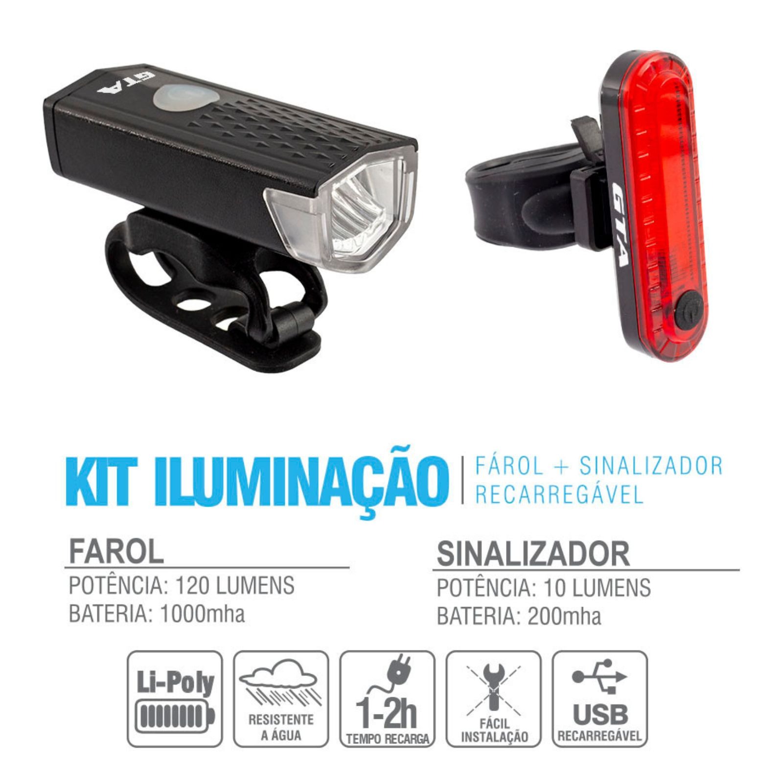 ILUMINAÇÃO FRONT/TRAS GTA 9584 120/20L
