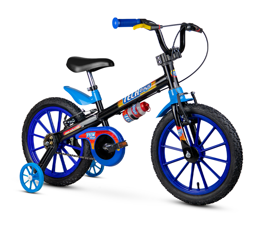 BICICLETA NATHOR TECH BOYS 6 ARO 16 AZUL/...