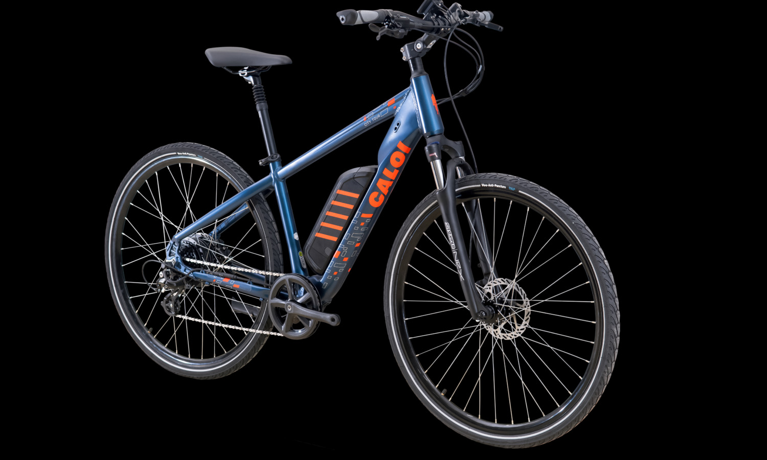 BICICLETA CALOI CITY TOUR AZUL/LARANJA T:P