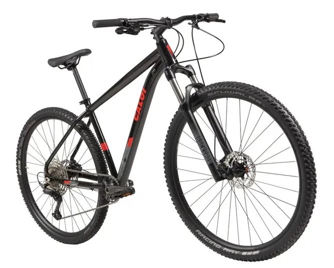 BICICLETA CALOI EXPLORER PRO 2021 PRETO/V...