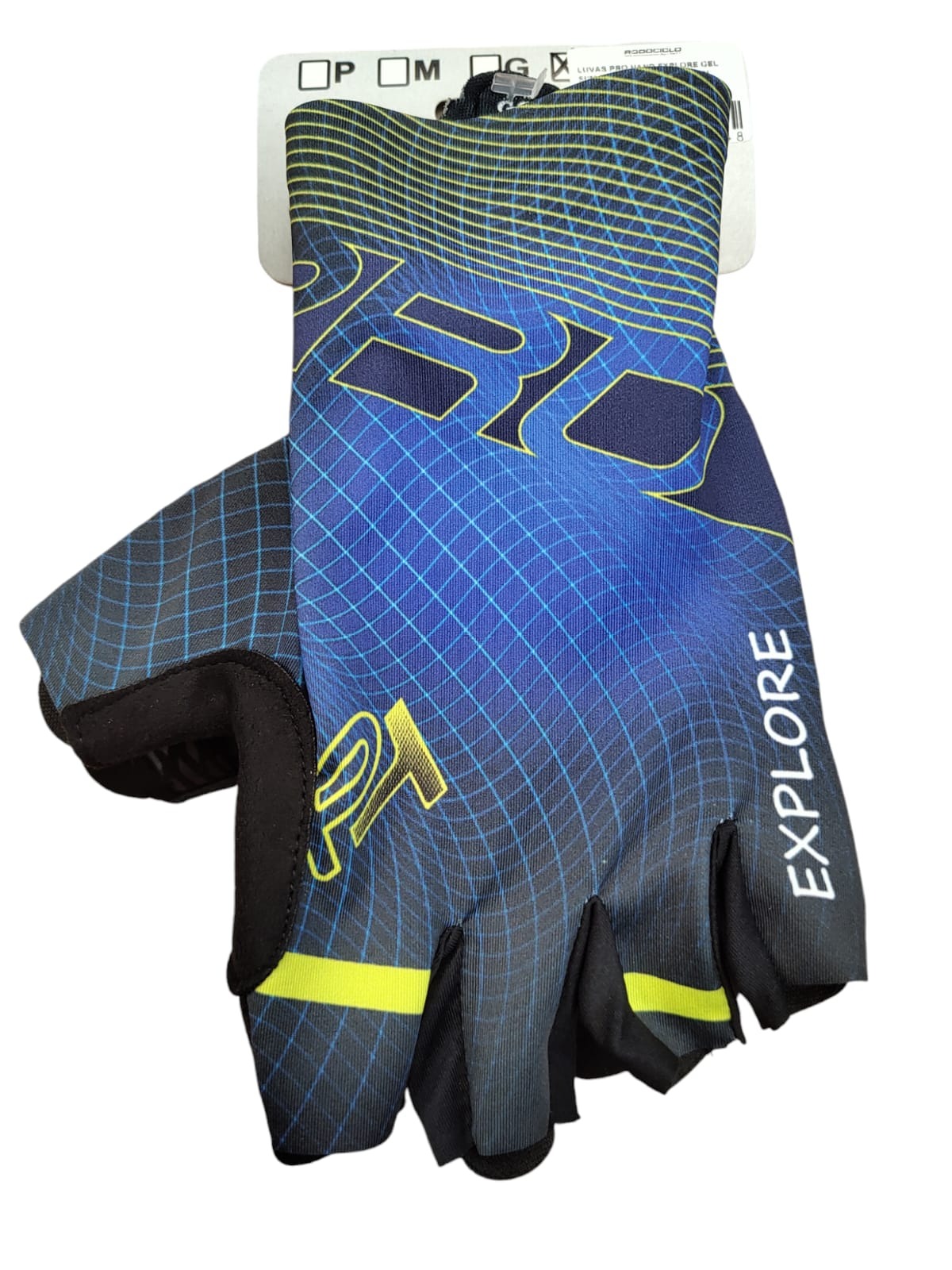 LUVAS PRO HAND EXPLORE GEL S/DEDO PRETO/A...