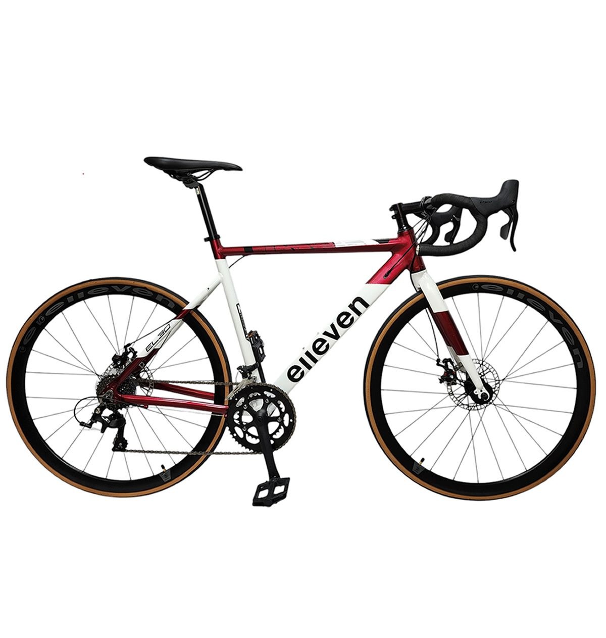 BICICLETA ELLEVEN SPEED 700 VERMELHO/BRAN...