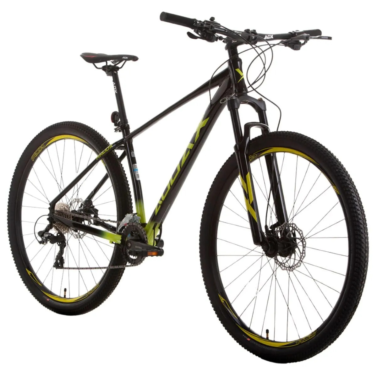 BICICLETA AUDAX HAVOK TX PRETO/AMARELO TAM:M