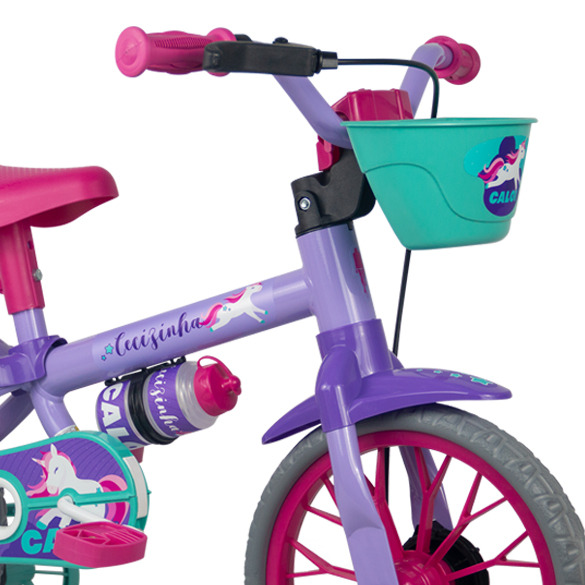 BICICLETA NATHOR CALOI CECIZINHA ROSA/ROX...